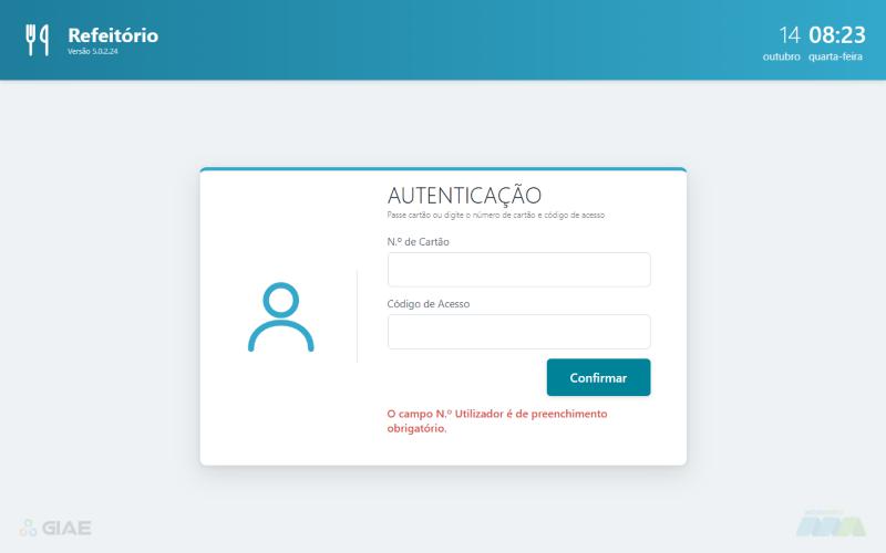 Mensagem de campo obrigatório
